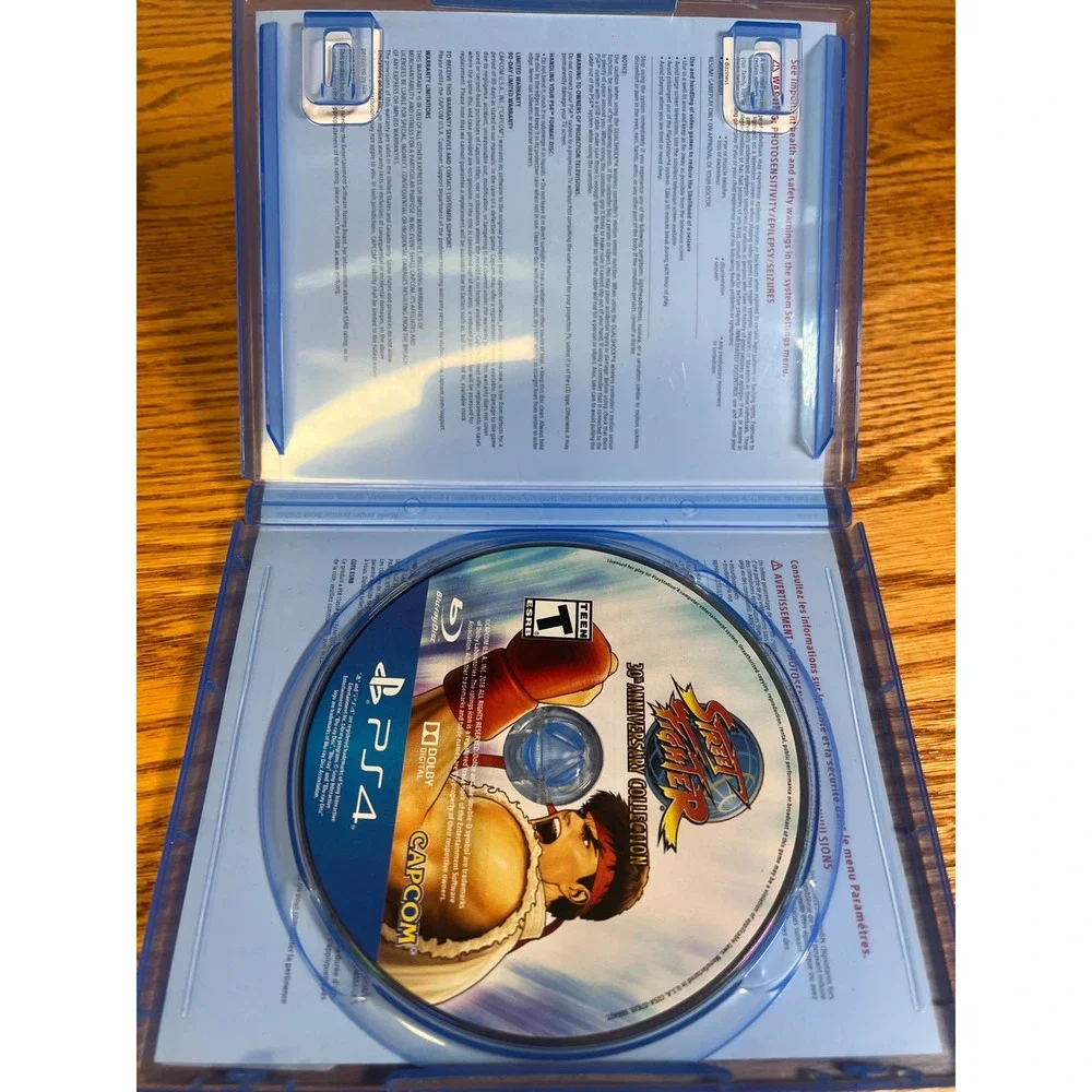 Street Fighter 30th Anniversary Collection Sony PlayStation 4 PS4 Capcom 2018